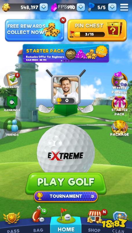挥出完美一杆吧 《Extreme Golf》改版 新增俱乐部及球场