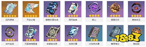 原神全种类武器排行榜 哪个武器最强最好用