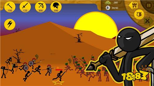 火柴人战争黄金甲大帝下载 