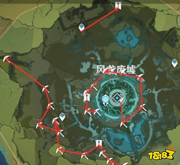 原神风龙水晶矿点挖矿路线一览图 原神风龙矿点升级方法