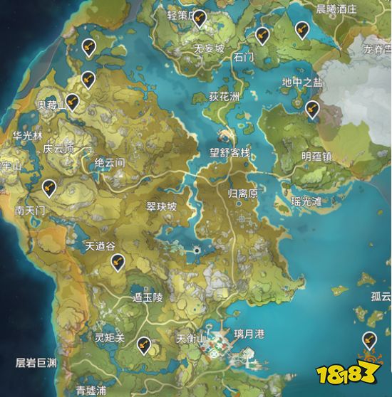 原神璃月地灵龛全位置合集 目前至少11座