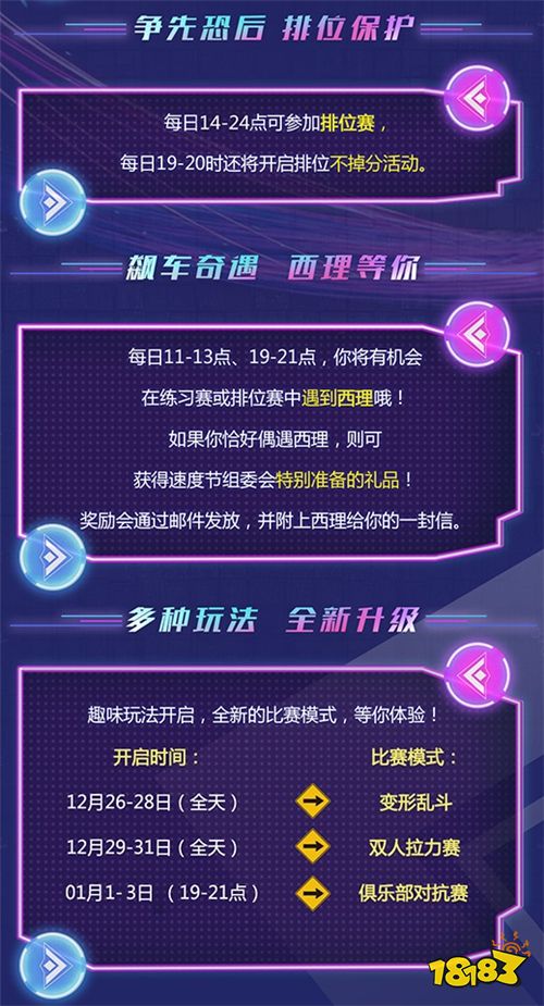 《王牌竞速》跨年测试正式开启 王牌速度节拉开序幕!