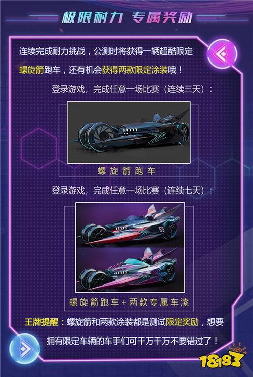 《王牌竞速》跨年测试正式开启 王牌速度节拉开序幕!
