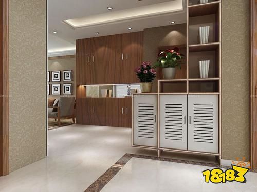 鞋柜装修效果图大全 2020进门鞋柜装修效果图