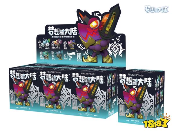 梦想新大陆X Lamtoy变色龙线下快闪店，联名潮玩盲盒首发亮相