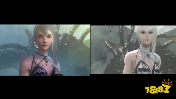 《尼尔：人工生命》原版vs新版实机视频对比