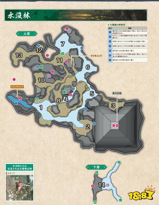 怪物猎人崛起副营地在哪 各地图副营地图示 
