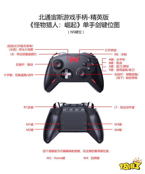 Switch《怪物猎人崛起》单手剑怎么玩 一键爆炸输出就用北通宙斯精英手柄