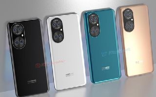 全新ID华为P50渲染图曝光 居中打孔直屏徕卡四摄