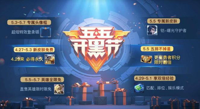 王者荣耀五五开黑节是什么 五五开黑节持续多久