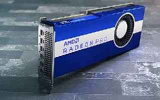 AMDRDNA2专业卡首次现身 蓝白颜值依旧暴力涡轮风扇