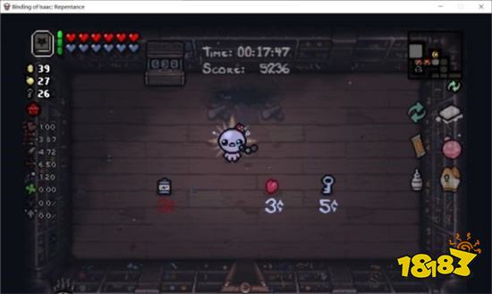 以撒的结合忏悔无限刷白心技巧