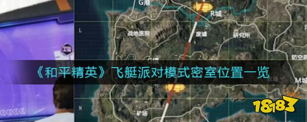 和平精英飞艇派对密室在哪里 飞艇派对密室位置及密码大全