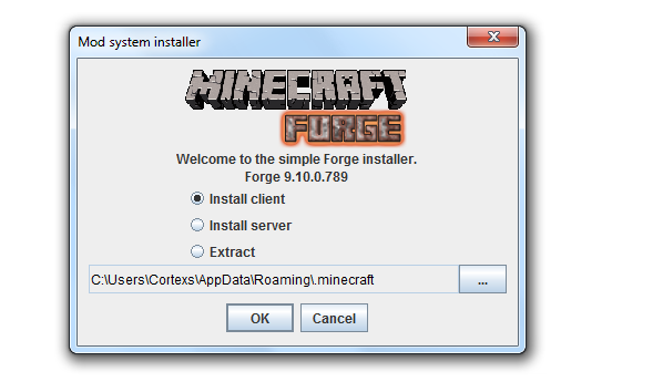 minecraft forge missing launcher profile
