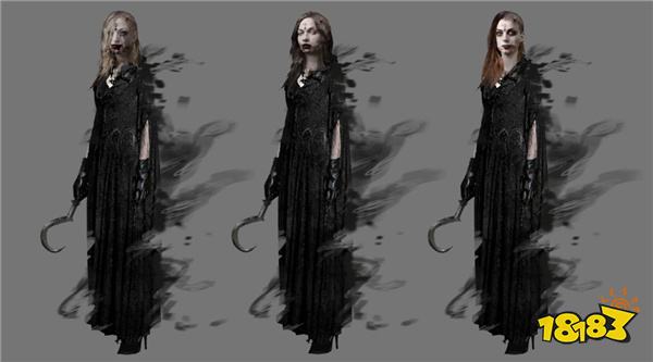 生化危机8：村庄夫人的三位女儿原貌图 卿本佳人奈何做尸