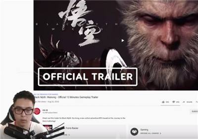 华裔油管主播看《黑神话：悟空》的反应