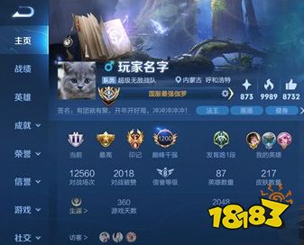 王者荣耀主页星星是什么东西 主页四角星有什么用