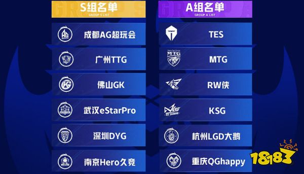 王者荣耀KPL第三轮常规赛赛程出炉 AG超玩会或将面临巨大劣势