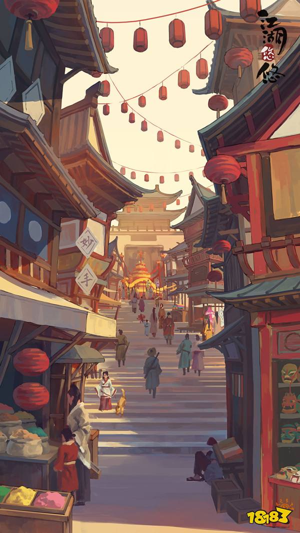 江湖悠悠游戏日常 精美游戏壁纸分享