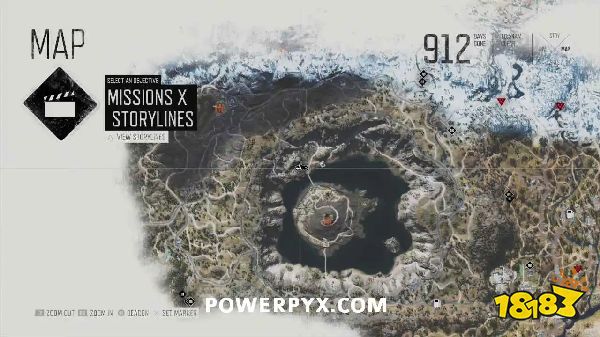 往日不再蕨麻药草收集点与地图示意