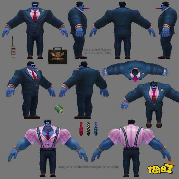 《英雄联盟》新版蒙多皮肤建模图 蒙多比你强壮得多