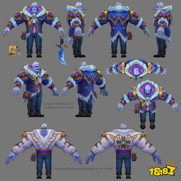 《英雄联盟》新版蒙多皮肤建模图 蒙多比你强壮得多