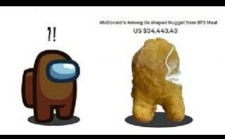 一近似《Among Us》角色炸鸡块拍出3.9万刀 玩家惊呼这也行