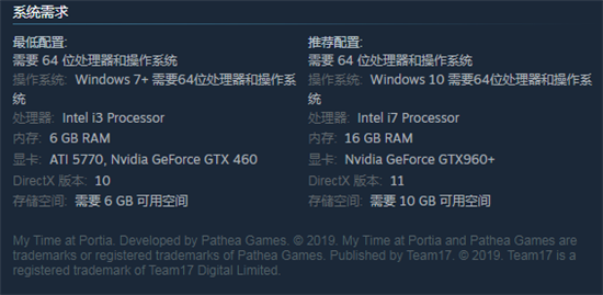 波西亚时光配置要求高吗 波西亚时光配置要求一览