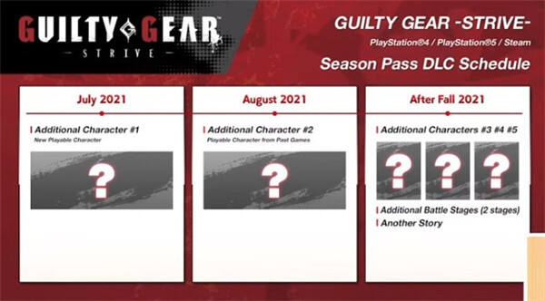 《罪恶装备:斗争》确定首批5名DLC角色追加剧情