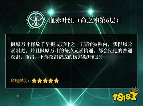 原神枫原万叶技能天赋一览 万叶装备配队解析