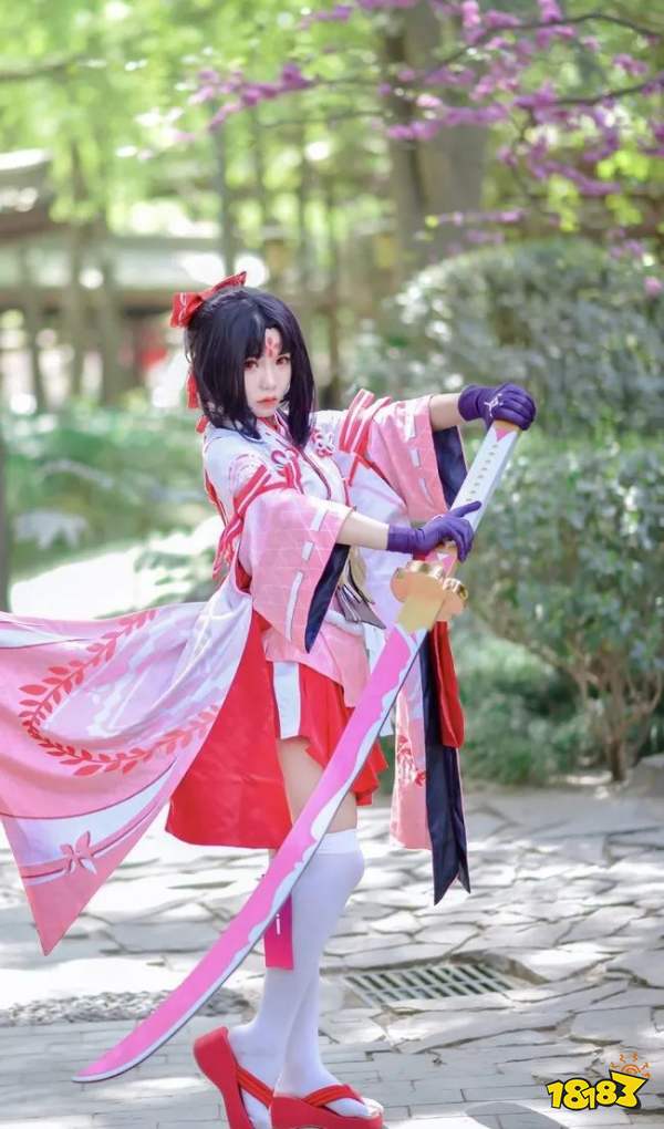 阴阳师妖刀姬御神之刃cos 娇魅且艳柔爱了爱了