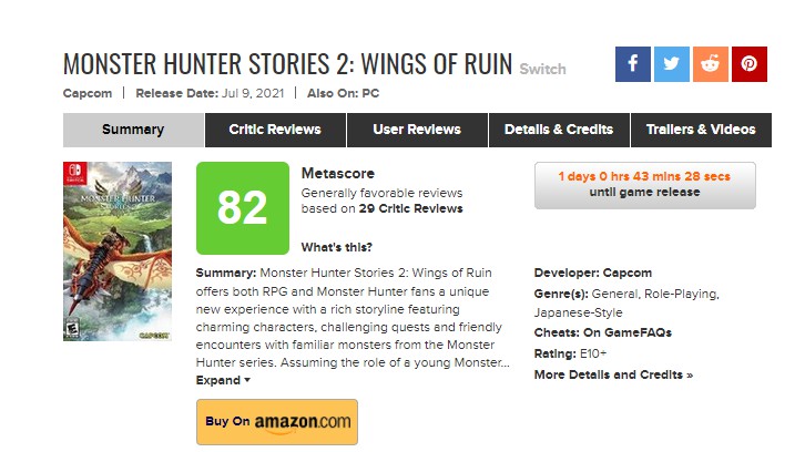 怪物猎人物语2 评分出炉媒体评价多数好评 181单机游戏