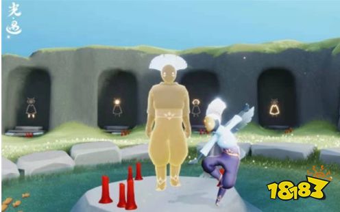 光遇金边紫色灯笼裤先祖兑换图及位置介绍