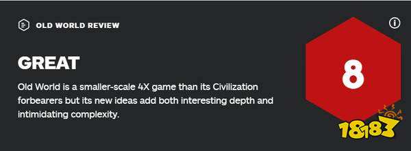 回合制SLG《旧世界》IGN 8分 UI杂乱无章，机制有趣