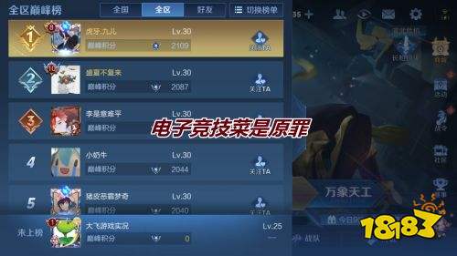 王者榮耀理性分析敗方mvp是否代表實力好