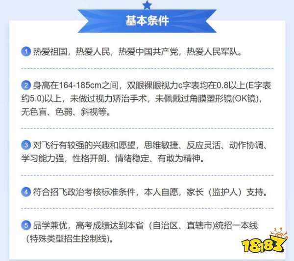 2021空军招飞流程一览 空军招飞对象和身体条件要求汇总