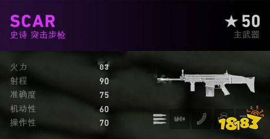 喋血复仇突击步枪scar介绍 喋血复仇scar数据分享