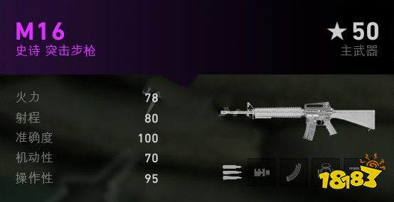 喋血复仇突击步枪m16介绍 喋血复仇m16数据分享