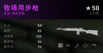 喋血复仇突击步枪牧场用步枪介绍 喋血复仇牧场用步枪数据分享