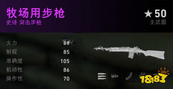 喋血复仇突击步枪牧场用步枪介绍 喋血复仇牧场用步枪数据分享