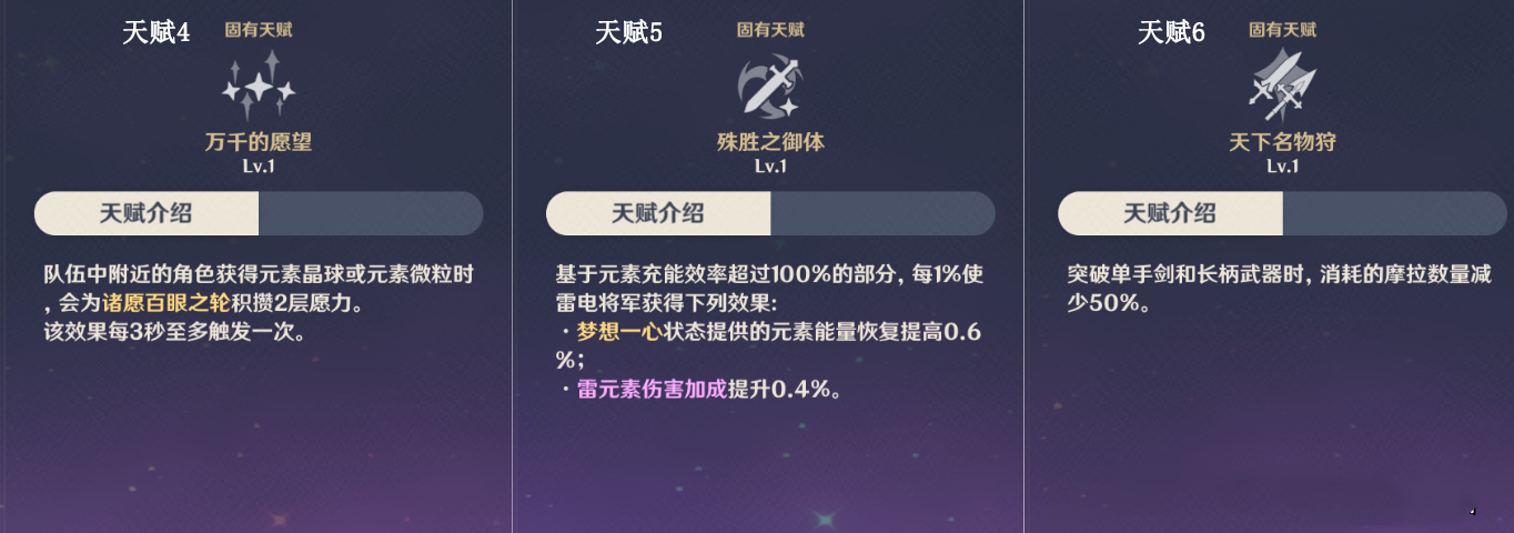 原神雷电将军圣遗物武器配队推荐 雷电将军养成推荐