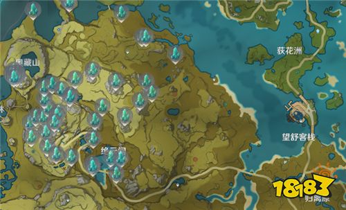 原神水晶块分布位置大全 水晶块位置一览