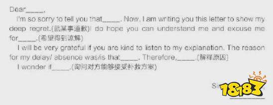 考研英语作文模板分享三 道歉信模板和建议信模板