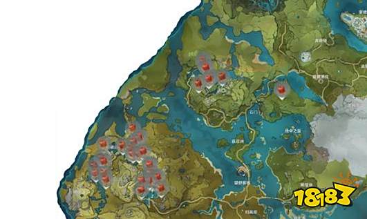 原神绝云椒椒分布图 绝云椒椒采集路线一览