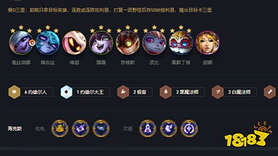 云顶之弈三星小法阵容搭配 三星小法阵容装备推荐