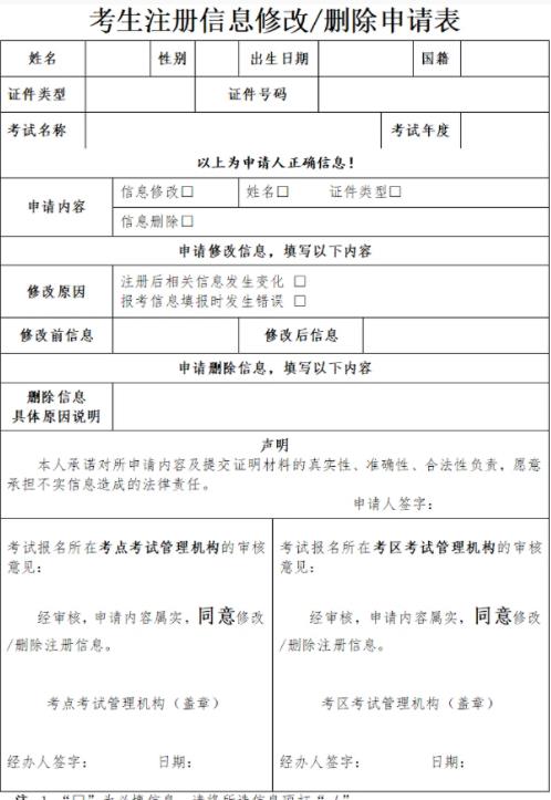 护考报名注册信息怎么修改 护考考生注册信息修改方法