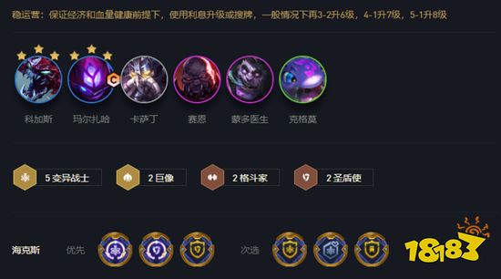 云顶之弈蚂蚱装备推荐 新版本蚂蚱阵容搭配