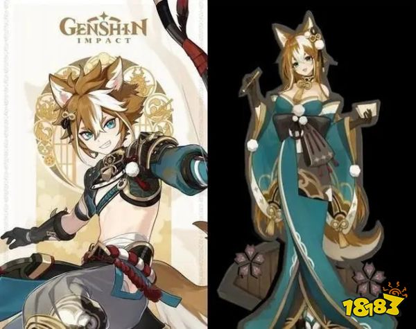 原神五郎女装照片 看了之后再也无法直视五郎了