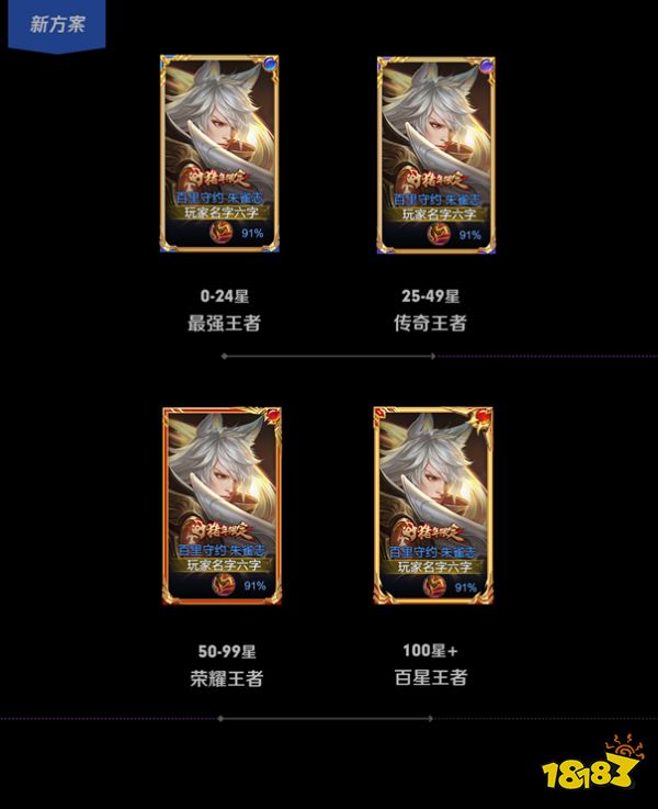 王者荣耀新段位排名有哪些 传奇王者要多少星