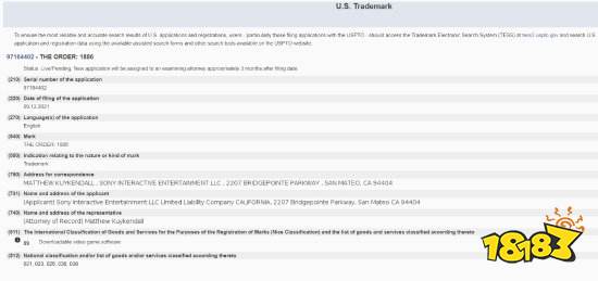 索尼SIE再为《教团：1886》申请商标 要有新动作？